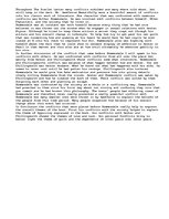 Eseja 'Conflicts in The Scarlet', 1.