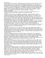 Eseja 'The Russia Environment', 1.