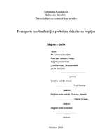 Diplomdarbs 'Transporta maršrutizācijas problēmu risināšanas iespējas', 1.