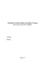 Referāts 'Grafiskās valodas mācību metodika 9.klasei', 1.