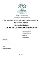 Paraugs 'Cietas vielas blīvums un porainība', 1.