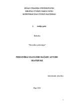 Referāts 'Personības izaugsme dažādu autoru skatījumā', 1.