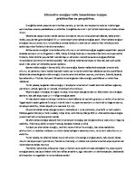 Eseja 'Alternatīvo enerģijas veidu izmantošanas iespējas, priekšrocības un perspektīvas', 1.