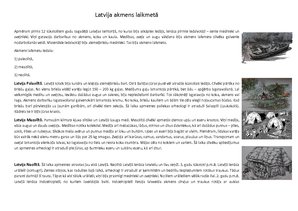 Konspekts 'Latvija akmens laikmetā', 1.