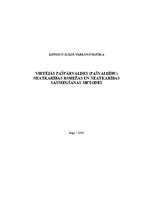 Referāts 'Vietējās pašpārvaldes (pašvaldību) neatkarības robežas un neatkarības sasniegšan', 1.