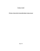 Referāts 'Cilvēku tirdzniecības krimināltiesiskais raksturojums', 1.