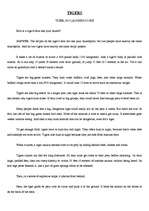 Referāts 'Tigers', 1.