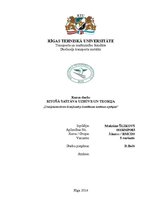 Paraugs 'Ritošā sastāva uzbūve un teorija', 1.