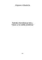 Referāts 'Hakeri un to radītās problēmas', 1.