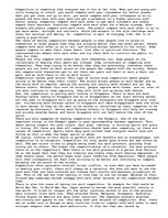 Eseja 'Competition: Good or Bad?', 1.