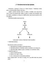 Konspekts 'V.Hendersones pamatvajadzību teorijas apskats un nozīme', 2.