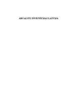 Konspekts 'Ārvalstu investīcijas Latvijā', 1.