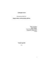 Paraugs 'Kopējā emitera rezistorpakāpes pētīšana', 1.