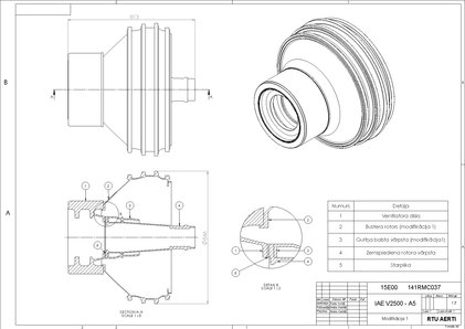 Diplomdarbs 'Turboventilatora dzinēja "V2500" un "CMF56" ventilatora diska un bustera rotora ', 8.