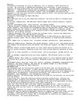 Eseja 'Information Technology and Small Business', 1.