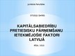 Referāts 'Kapitālsabiedrību prettiesisku pārņemšanu ietekmējošie faktori Latvijā', 38.