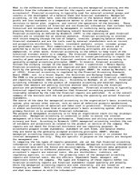 Eseja 'Financial Accounting versus Managerial Accounting', 1.