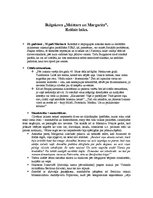 Konspekts 'Laika tēlojoms Bulgakova romānā "Meistars un Margarita"', 1.