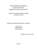 Konspekts 'Patērētāju uzvedības pētīšanas metodes - anketēšana', 1.