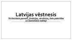 Prezentācija 'Izdevums "Latvijas Vēstnesis"', 1.