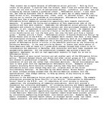 Eseja 'Anti-Affirmative Action', 1.