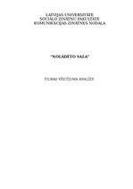 Referāts 'Filmas "Nolādētā sala" vēstījuma analīze', 1.