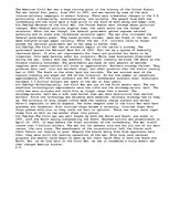 Eseja 'Legacy of Civil War', 1.