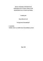 Konspekts 'Sociālais statuss un sociālās lomas komunikācijas procesā', 1.