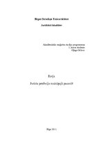 Eseja 'Jurista profesija mainīgajā pasaulē', 1.