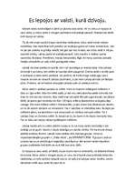 Eseja 'Es lepojos ar valsti, kurā dzīvoju', 1.