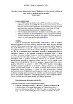 Konspekts 'Bioloģiskās informācijas meklēšana datu bāzēs un analīzes pamatmetodes', 1.