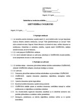 Paraugs 'Lietvedības nolikums', 1.