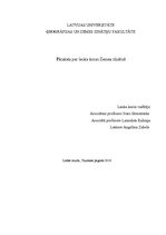 Prakses atskaite 'Lauku kurss zemes zinātnē', 1.