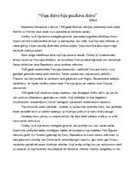 Eseja 'Viņa dzīve bija pusdieva dzīve', 1.