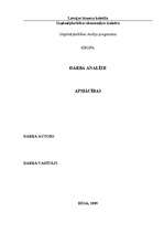 Konspekts 'Apmācības. Darba analīze', 1.