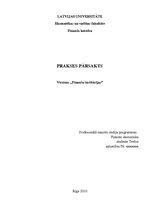 Prakses atskaite 'Vērtspapīru portfeļa veidošana', 1.