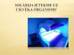 Prezentācija 'Solāriju ietekme uz cilvēku organismu', 1.
