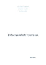Referāts 'Īpaši atbalstāmās teritorijas', 1.