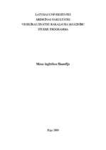 Eseja 'Māsu izglītības filosofija (pētījums)', 1.