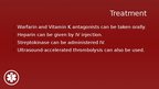 Prezentācija 'Thrombosis', 10.