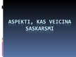 Prezentācija 'Aspekti, kas veicina saskarsmi', 1.