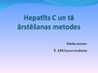 Prezentācija 'Hepatīts C un tā ārstēšanas metodes', 1.