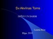 Prezentācija 'Svētais Akvīnas Toms - dzīve un darbi', 1.