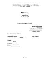 Referāts 'Uzņēmuma "Māja" analīze', 1.