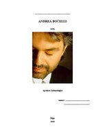 Referāts 'Andrea Bočelli', 1.