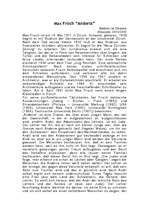 Referāts 'Max Frisch “Andorra”', 1.