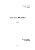 Referāts 'Frenks Loids Raits', 1.