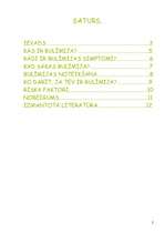 Referāts 'Bulīmija', 2.