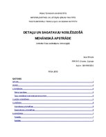 Konspekts 'Noslēdzošā mehāniskā apstrāde', 1.