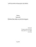 Referāts 'Grūtniecības sekas uz sievietes muguru', 1.